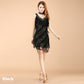 Fitness Performance Tassel Latin Dance Skirt Dress