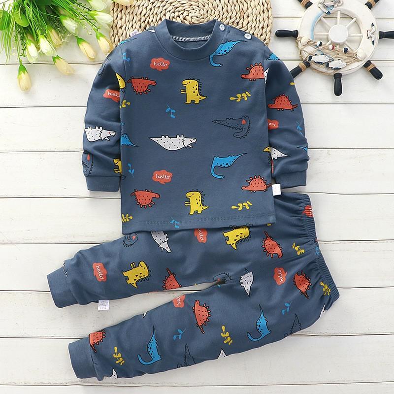 Ensemble pyjama bébé en coton d'automne