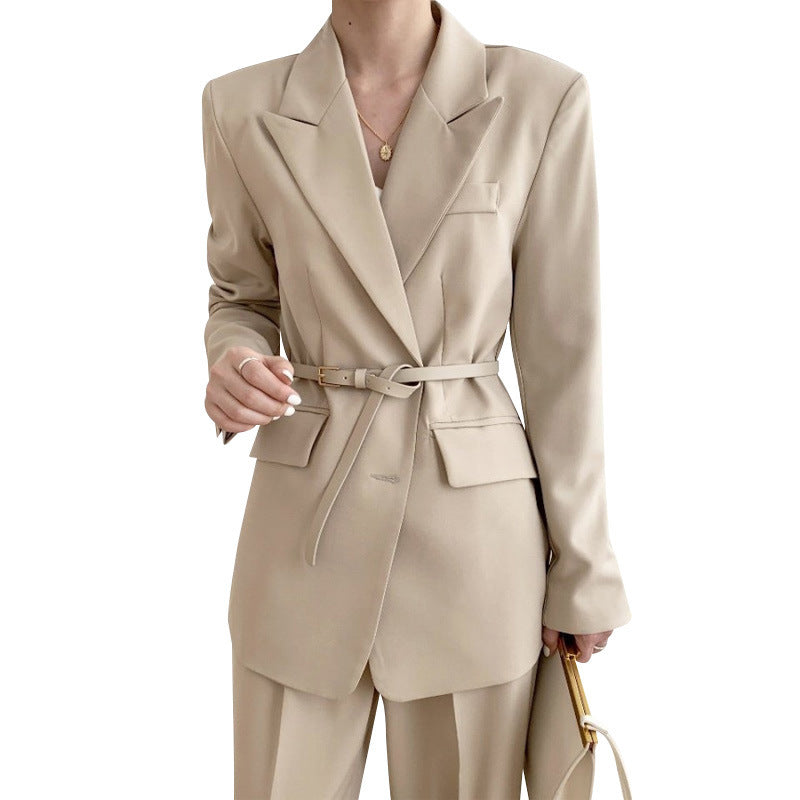 Women's Suit with Plain Windbreaker