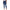 Dark Blue Fitted All-matching Casual Pencil Pants