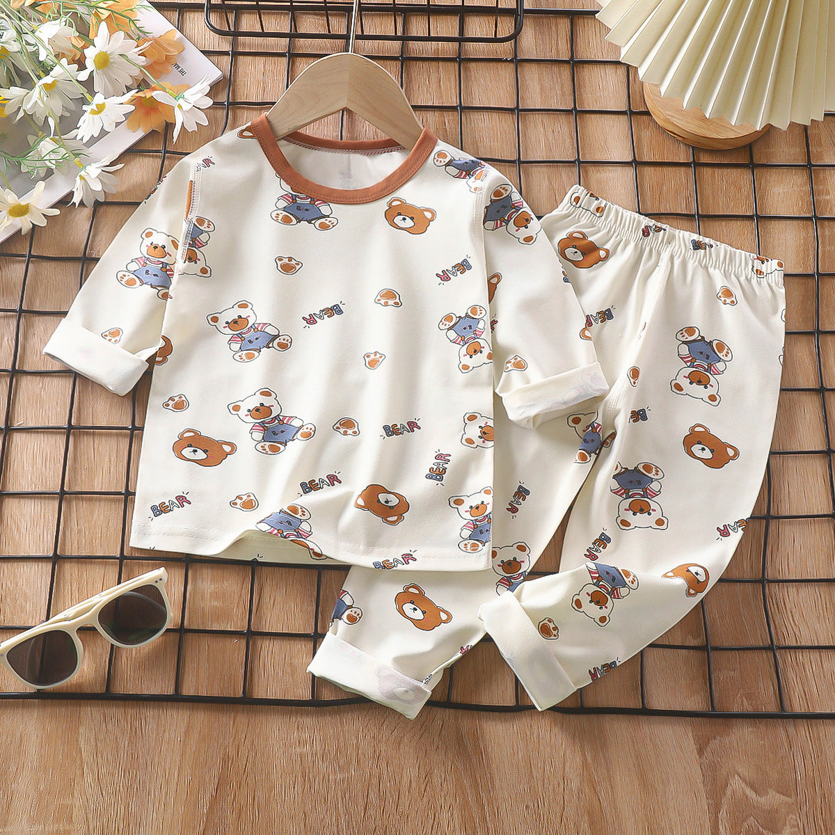 Spring Lycra Cotton Baby Underwear Boys' Home Wear