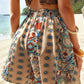 Short ample imprimé décontracté pour femme