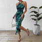 Off-the-shoulder Dress Fold Split