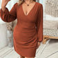 French Elegant Style Autumn And Winter Lady Intellectual Elegant Dress