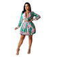 Pleated Skirt Long Sleeve Short Shipment Suit