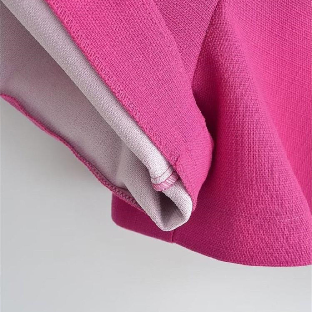 Women's Fashionable Suit Shorts Set
