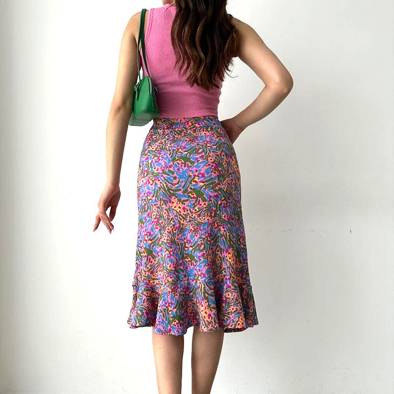Elegant Floral Sale Skirt