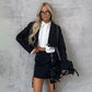 Short Design Leather Rope Two-piece Women's Clothing