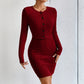Women's French-style Pure And Fashion Suit Slim Short Jacket Dress