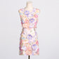 Embroidered Crocheted Two-piece Set Sleeveless Short Top Sheath Skirt Suit
