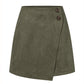 Women's Autumn And Winter Suede Irregular Skirt