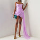 Design Slim Fit Slimming Hip-wrapped Dress Women