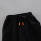 Summer Children's Boys' Handsome Casual Stand Collar Two-button Triangle Mark Short-sleeved Shorts Two-piece Set