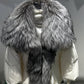 White Duck Down Jacket Niche Design Women's Clothing