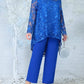 Women's Evening Dress Lace Embroidery Two-piece Set