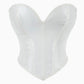 Women's Fashion Zipper Belly Tube Top Corset
