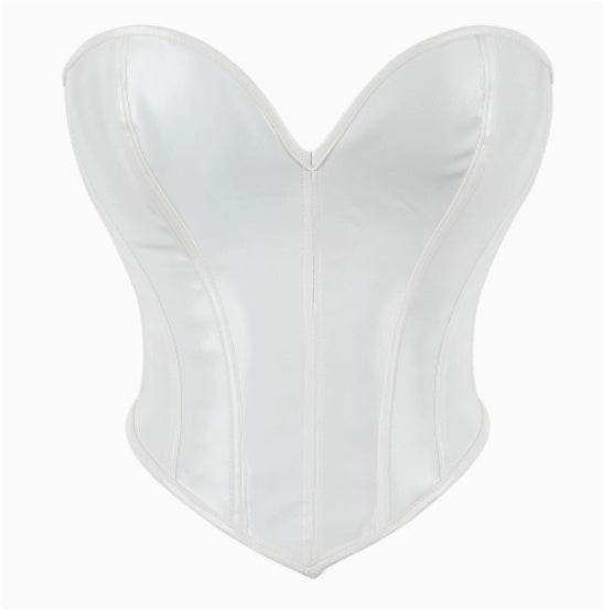 Women's Fashion Zipper Belly Tube Top Corset