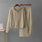 Women's Solid Color Fashion Niche Fashion Light Diamond Hooded Skirt Outfit