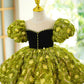 Host Catwalk Piano Performance Costume Green