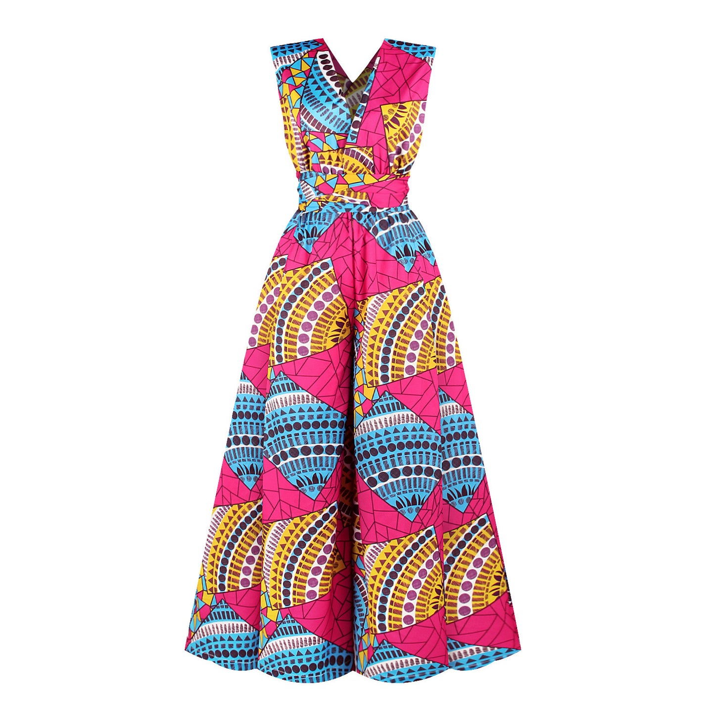 A Variety Of Strapping Methods DIY Wide-leg Jumpsuit Women
