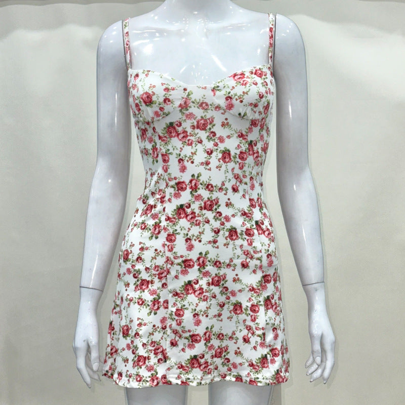 Floral Slip Dress With A Hint Of Pure Alluring Charm