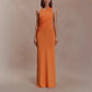 Sexy Off-the-Shoulder Sleeveless Bodycon Pleated Backless Dress For Women