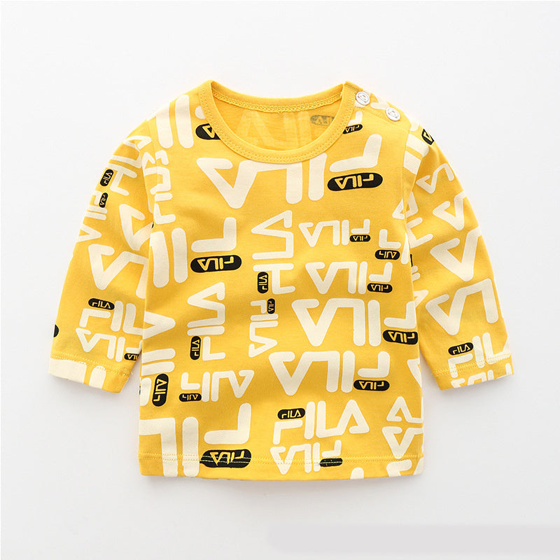 T-shirt à manches longues en coton pour bébé
