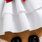 Big Bow Princess Dress Set For Children