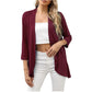 European And American Leisure Printed Knitted Cardigan