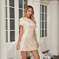 Tight Slimming High Waist Bubble Beads Dress