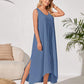 Robe ample décontractée sans manches pour femme