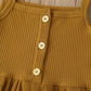 Ensemble de vêtements d'été pour filles, débardeur imprimé, short, deux pièces, sans manches