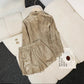 Women's Advanced Sense New High-end Design Sense Coat Shorts Suit