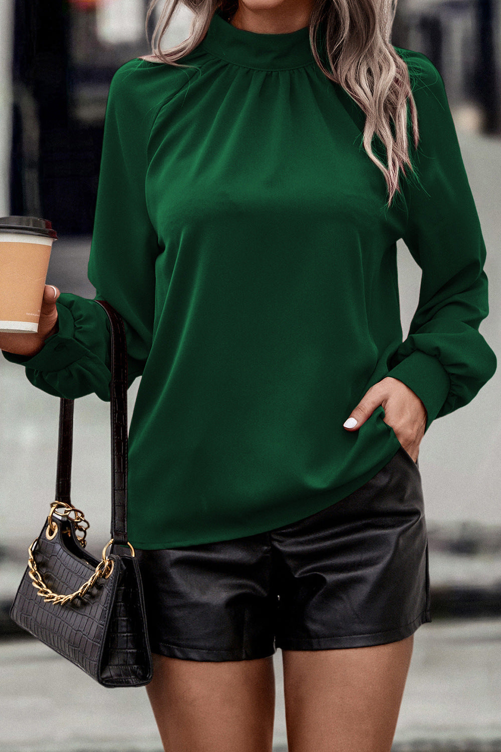 Ladies Fashion Backless Casual Shirt
