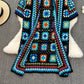 Embroidered Medium Length Loose Shawl