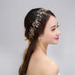 Pure Handmade Gold And Silver Crystal Bridal Hair Accessories