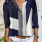 Women's Printed Geometric Shirt Without Chest Pocket