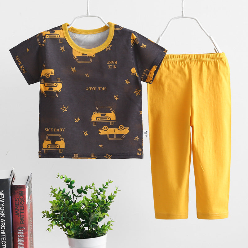Combinaison pantalon à manches courtes et costume de service à domicile mince