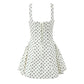 Women's Fashion Polka Dot Mini Sling Dress