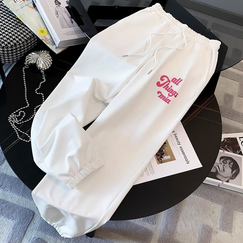 White American-style Casual Sportswear Set