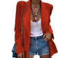 Women's Temperament Professional Casual Women's Solid Color Long Sleeve Small Suit Jacket