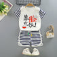 Hildren's Short-sleeved Suit Summer Cotton T-shirt