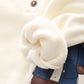 Korean Fleece-lined Two-piece Suit Baby Children Warm Suit