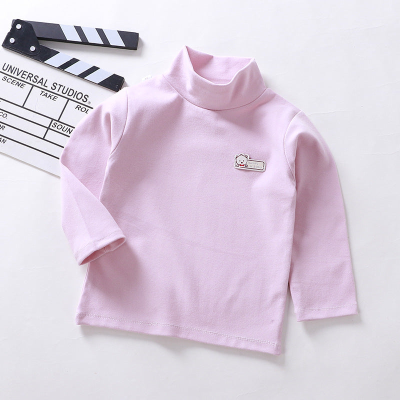 Chemise enfant à col mi-haut