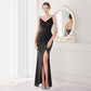 Sequined Fishtail Event Banquet Car Model Etiquette Evening Dress