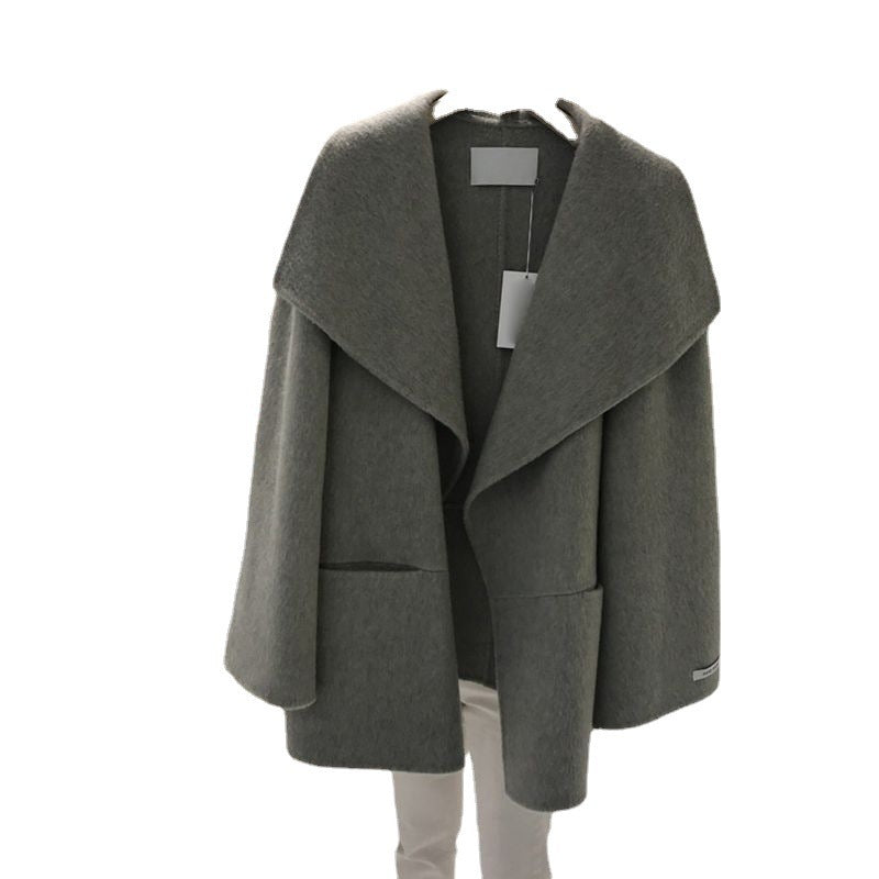 Fashion Loose Thick Woolen Coat