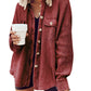 Women's Patchwork Irregular Shirt Jacket