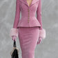 Fashionable Suede-Like Fabric Retro Slim-Fit Elegant BlazerSmall Suit