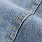 Two-piece Baby Girl Big Lapel Shirt Denim Strap Skirt