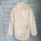 New Fox Hair Medium Length Suit Collar Fur Coat